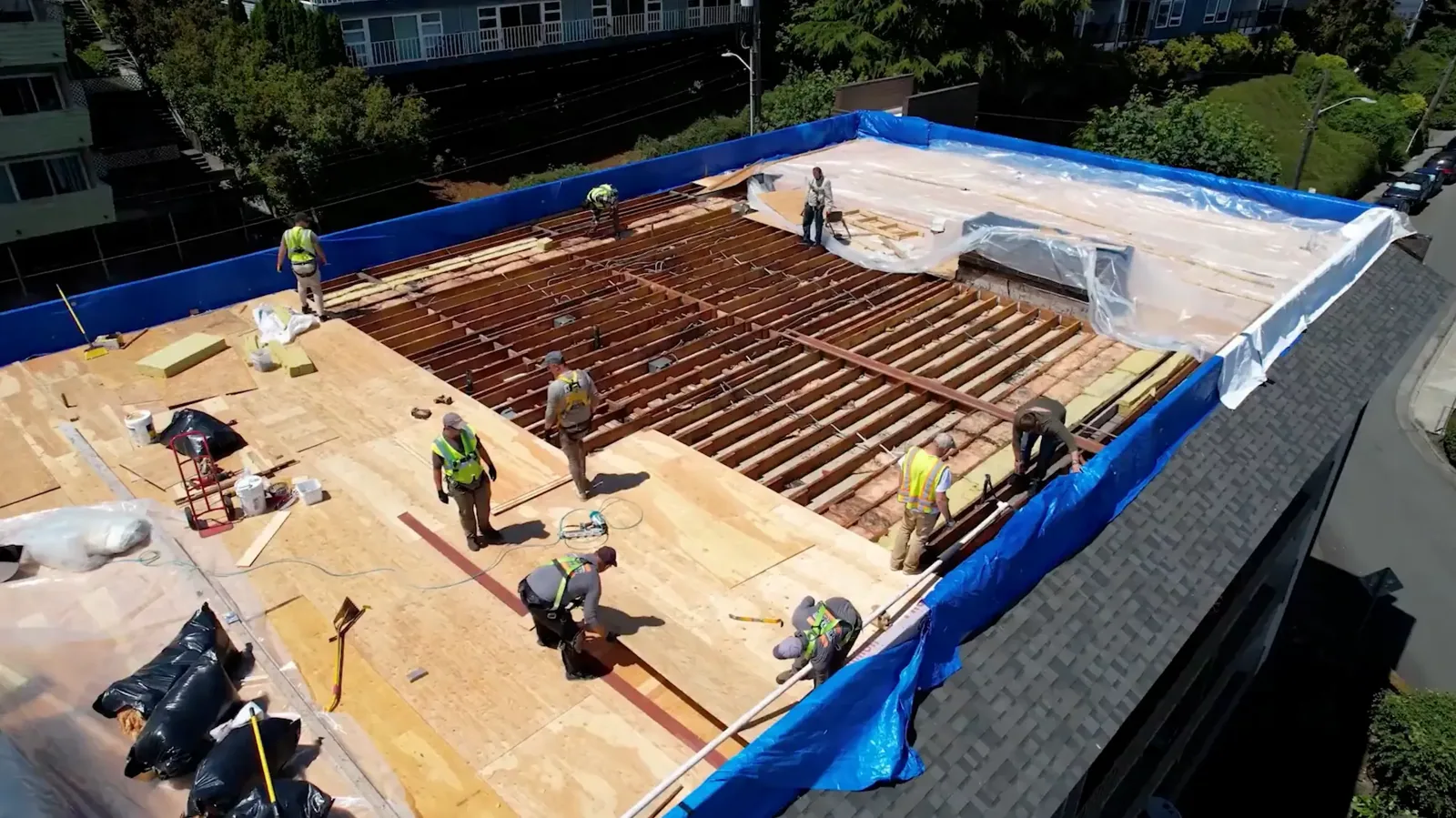 Commercial Fire Damage Roof Repair in Centennial, CO