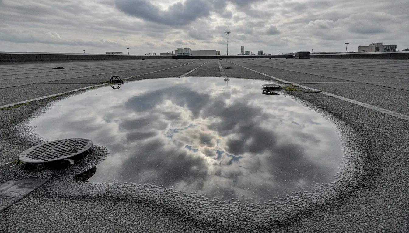 Commercial Ponding Water Roof Repair in Centennial, CO