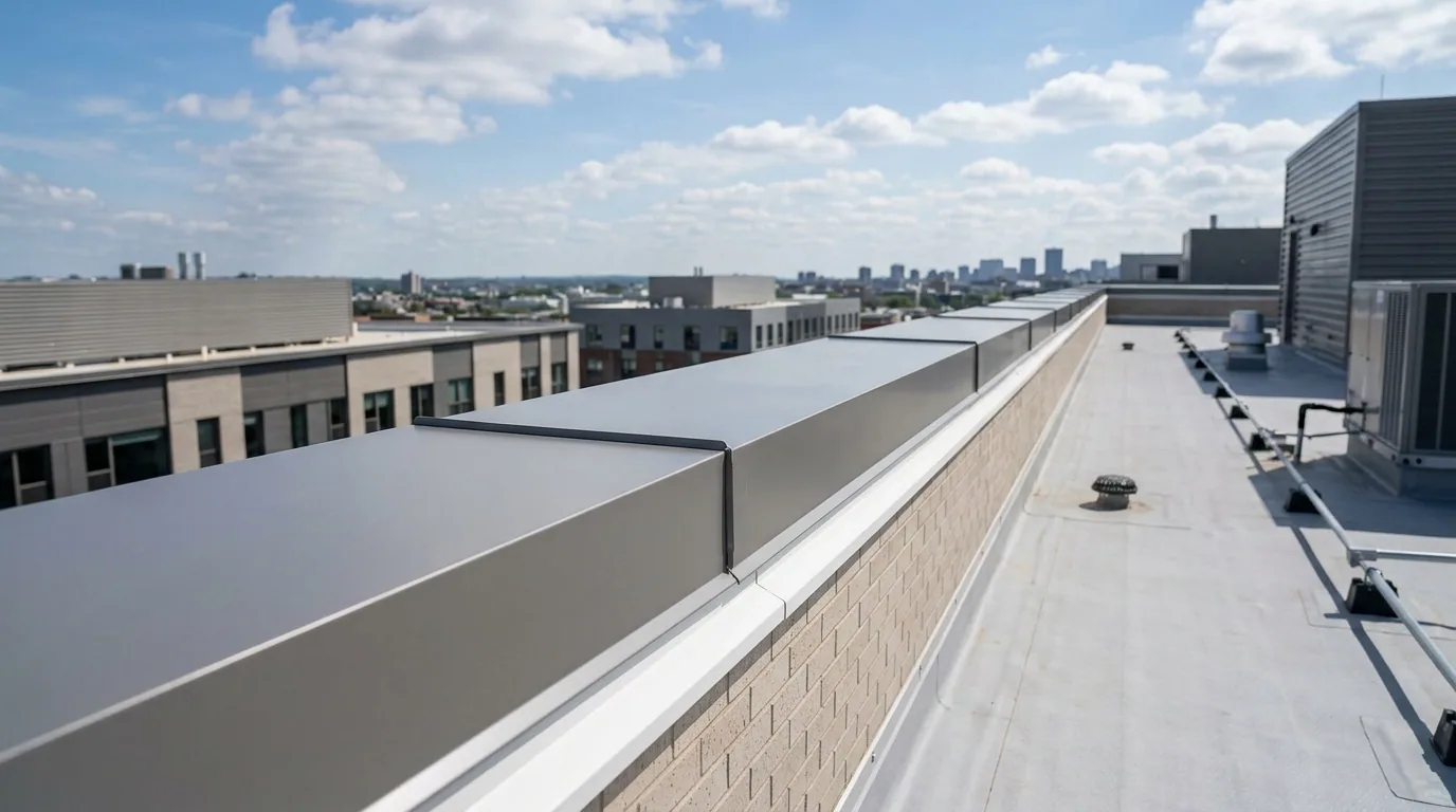 Commercial Roof Edge Metal, Coping and Gutters in Centennial, CO