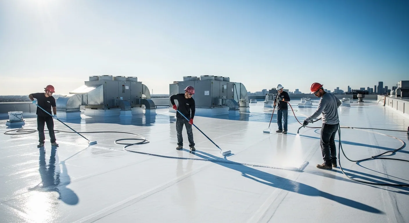 Commercial Roof Coating Restoration in Centennial, CO